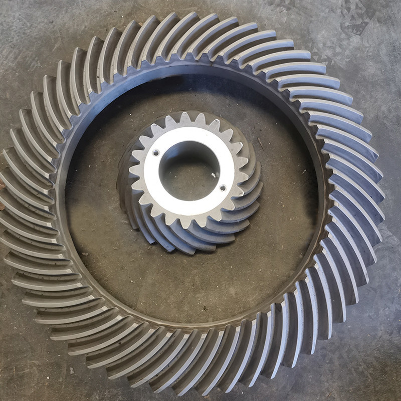 Zähne, Zahlen, Bevel Gear mit Wärmebehandlung, Oberflächenveredelung und Kohlenstoffarme Stahl