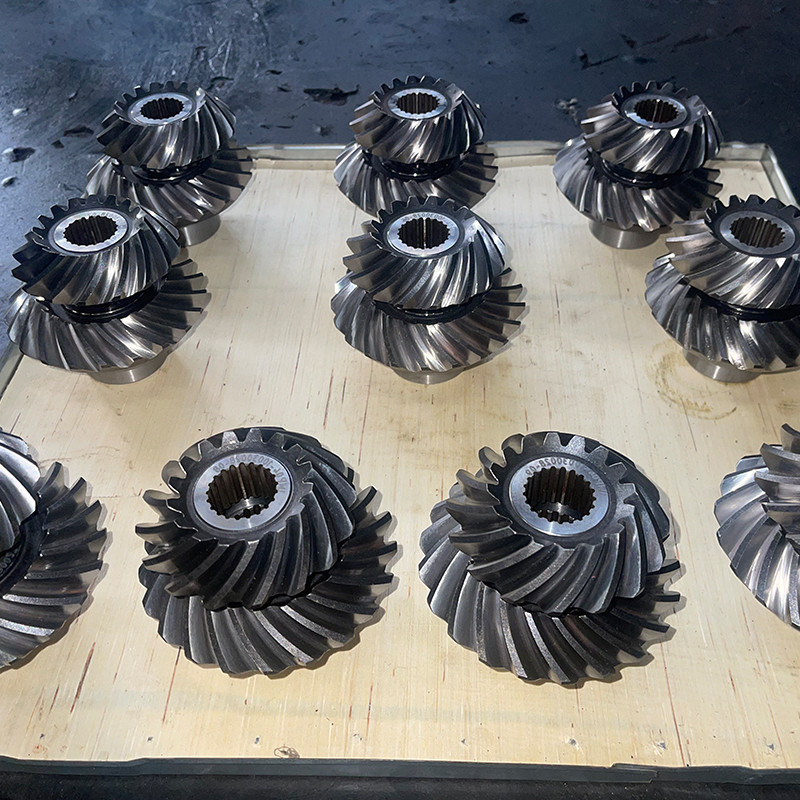 Mittlere Kohlenstoffstahl Helical Gear für die Anpassung Zahnzahl und Grinned Oberfläche Finish