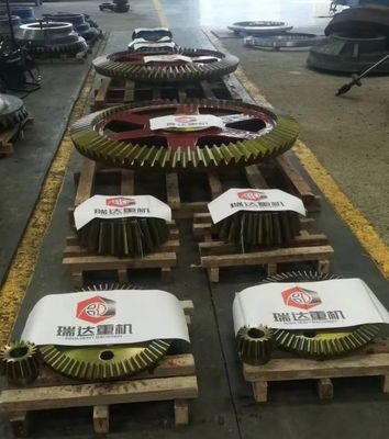 Auf Wunsch gefertigt Schmiedelegierung Stahl Plain Bevel Gear ISO zertifiziert