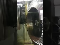 Hochpräzises großes Spiralkegelrad für Brechermaschinen-Reduziererzubehör